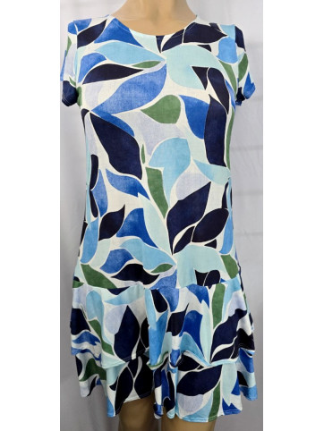 vestido 2 volantes